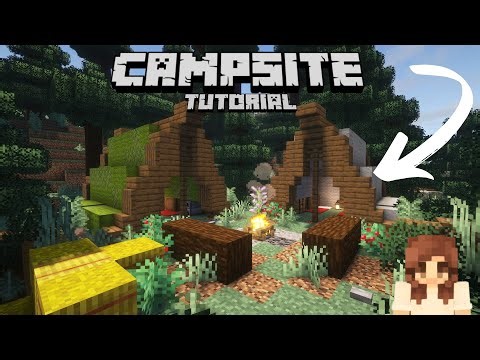 How to build a Campsite in Minecraft 1.21 | Tutorial