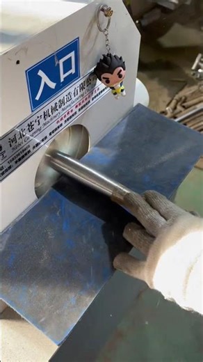 Symmetrical grinding of both sides of the parting line of the hardware tools, #factoryrealshotvideo