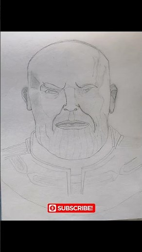 how to draw Thanos