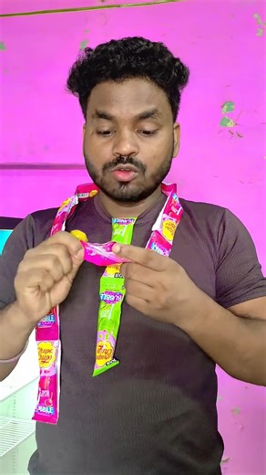 Yellow and Pink Lollipop Flavor Test by technical fuchkul 👍😮😳 #62984