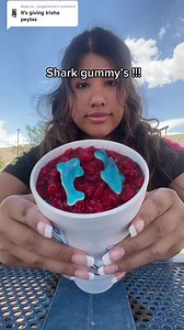 269K views · 4.3K reactions | Trying the secret menu item . Sonic shark slush !!! #sharkweek #slushie #foodreview #ImYourMomNow | Ari Monika | Facebook
