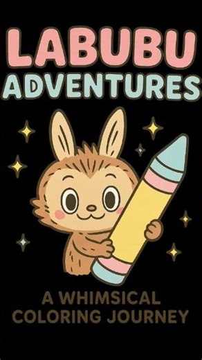 “Labubu Adventures: A Whimsical Coloring Journey” #labubu #coloring #fyp