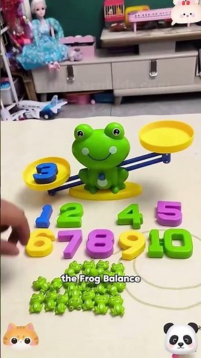 Fun & Educational Frog Balance Math Toy