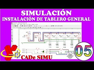 ✅ CADe SIMU gratis #05. Simulación de circuito de TABLERO GENERAL DOMICILIARIO.