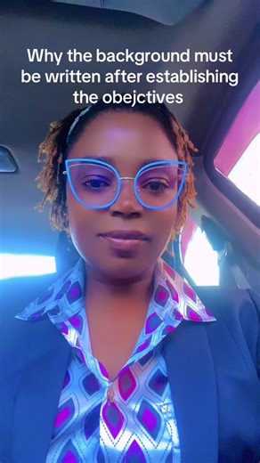 Importance of Background in Research Objectives