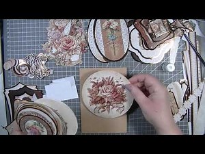 Creating 10 cards using A Hunkydory vintage card kit