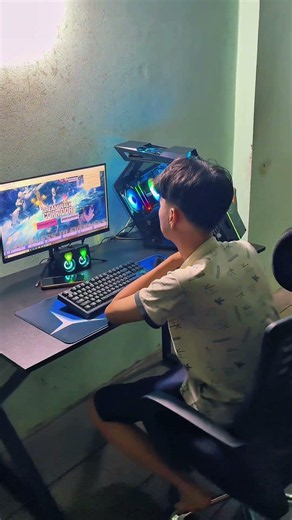 Tien Giang Gaming PC build with angled chassis I5 12400F | RTX 2060 for League of Legends player ...
