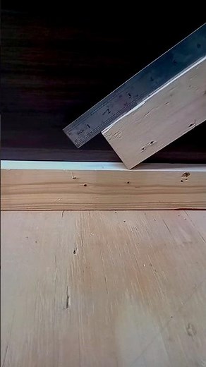 Carpenter's Secret Formula – Angle Cutting Without Mistakes #howto #carpentry #wood #tips #shorts