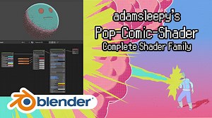 Complete Pop Comic Shader Family by adamsleepy