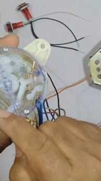 6Wire Timmer Washing Machine Connection #electrician