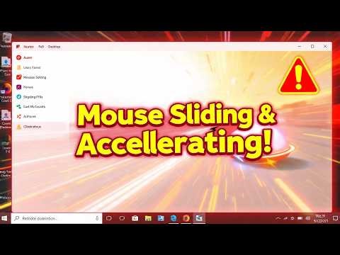 How to fix Mouse keeps sliding and accelerating in Windows App RDP