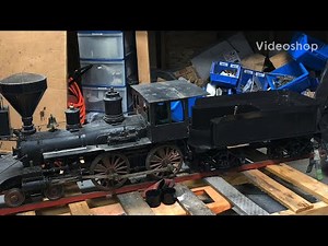 Building of Live Steam American 4-4-0 locomotive 1:8 scale propane, fired, boiler 7 1/2 inch gauge