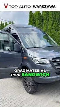 Mercedes Sprinter Kamper: Car Audio i Wyciszenie Drzwi #shorts