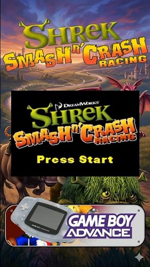 Shrek: Smash n' Crash Racing [Nintendo Game Boy Advance]