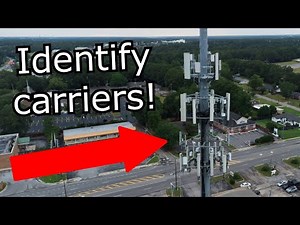 How to identify carriers on towers! (BASIC) - Verizon, T-Mobile, and AT&T