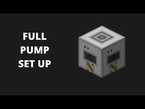 FULL PUMP SET UP BUILDCRAFT 1.12.2
