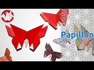 Origami - Papillon - Butterfly (HD) [Senbazuru]