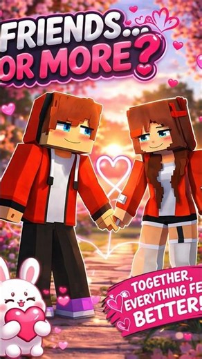 This Friendship Turned Into Something More 😳❤️ #minecraft #animation