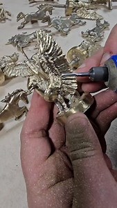 Just finishing up some of the hardware for the @fablehavenfilm inspired puzzle chest. Making the hardware is my favorite part of the building process. #handmade #puzzle #asmr #fairytail | Lucky Rooster Co.