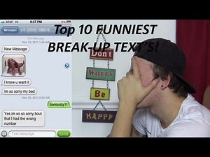 Top 10 Funniest break up texts!! - Mike Fox