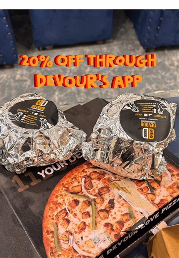 Enjoy 20% Off on Devour's Food Delivery App!