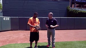 Adam Jones can cover some ground in CF! He teaches you a thing or two on Play Ball. | MLB Network