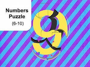 Numbers Puzzle 6-10 (EN UK)