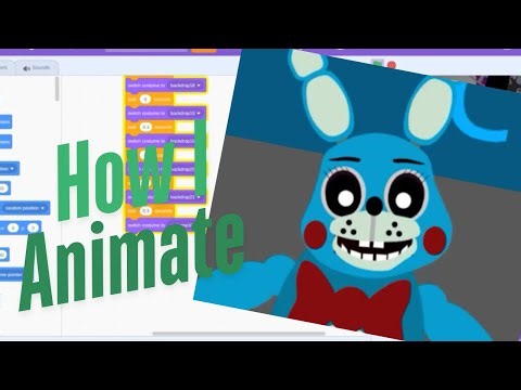 How i animate in Scratch!