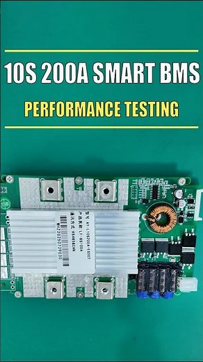 Overcharge and Over-Discharge BMS Test for a 10S 200A Battery Management System#ayaabms #smartbms