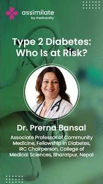 Type 2 Diabetes Who Is at Risk