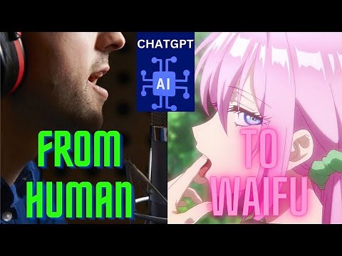 So I turned my VOICE into an anime WAIFU using ChatGPT and AI...