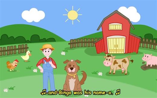 英语启蒙儿歌 宾格歌 Bingo Dog Song