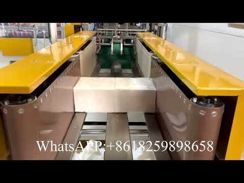 Automatic Stacking Napkin Tissue Paper Making Machine with two stack package