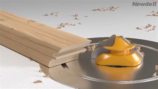 Watch Newdeli 3pc 45 Degree Lock Miter Router Bits 1/4Shank on Amazon Live