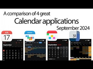 A comparison of 4 great calendar applications