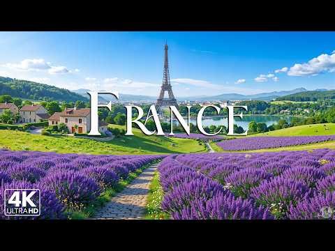 France 4K - From Paris to Quiet Countryside, An Elegant Piano Escape | Healing Music