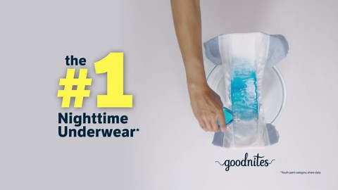 Goodnites Girls Nighttime Bedwetting Underwear, L (68-95 lbs), 75 Count (Select for More)