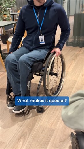 Permobil on Instagram: "🗣️ Hello, Erik! Can we do a quick "Chair Check"? ✨ We stopped Erik Svensson, Permobil Senior Development Engineer and Panthera X user, to ask him more about his wheelchair. What makes it special? 🤔 #Permobil #InnovatingForIndividuals #ChairCheck #Panthera"