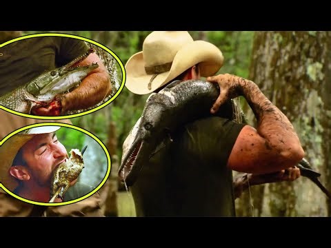 To Survive In The Primeval Forest, They Hunt Fierce Alligator Gars, Wild Boars, Etc., For Dinner.