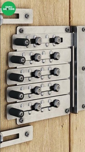 Multi Lock for Wooden Doors #latch #lock #gate