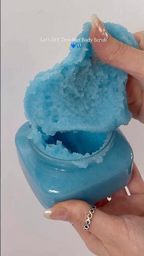 DIY Tree Hut Scrub ✨🦋💙#diyskincare #treehut #bodyscrub