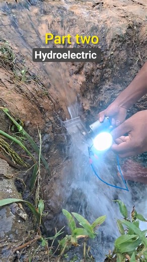 Hydroelectric Generator Water Test ⚙️💧 | Free Energy Project Working | Part 2 #shorts