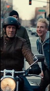 “Hey grandpa, that bike still run?” The laughter bounced off the storefront windows, sharp and careless. Phones were already raised. Someone leaned back against a car, enjoying the moment. At the red light, the old biker didn’t respond. He kept his eyes forward, one boot planted on the asphalt, engine rumbling unevenly beneath him. The light stayed red. The silence between the laughs stretched just long enough to feel awkward. The biker shifted slightly, hand tightening on the handlebar. A horn 