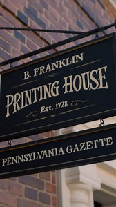 We're thrilled to share a first look at this exclusive scene from A GREAT AWAKENING. Come along as we dash down Market Street and into Ben Franklin’s print shop for a glimpse of what’s to come. | A Great Awakening