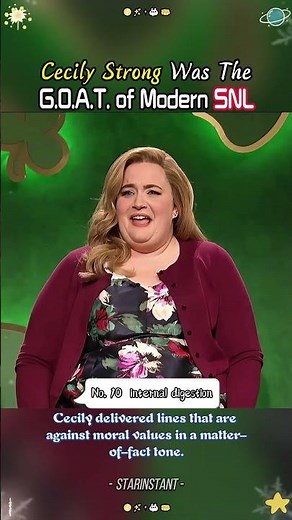 Part.1:Proof That Cecily Strong Can Play LITERALLY Any Character (The Queen of Range) 👑