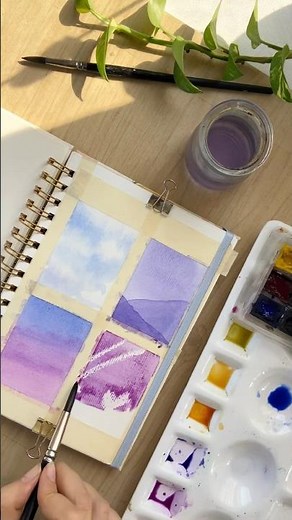 Watercolor Painting Techniques! #watercolor #art #watercolorforbeginners #painting #watercolor