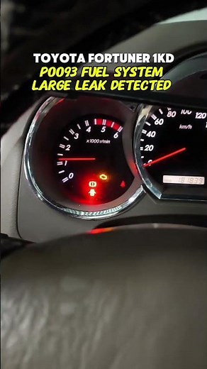 p0093 fuel system leak detected Large LEAK #automechanic #automobile #mechanic