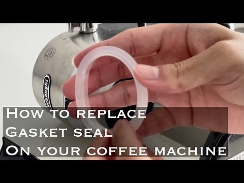 How to replace a group gasket seal on your espresso coffee machine | delonghi dedica ec685