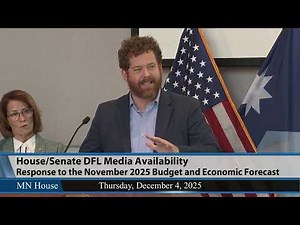 House/Senate DFL Media Availability 12/4/25