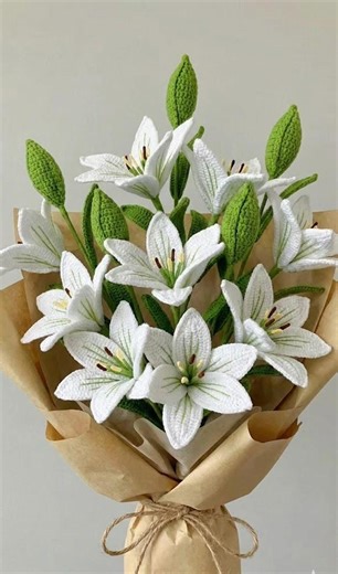 Peruvian Lily Crochet Pattern + Video Tutorials, Mother's Day Gift, Crochet Flower Bouquet Pattern, Wedding Flower - Etsy Canada